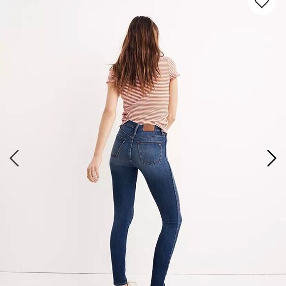 Madewell jeans 10” high rise skinny size 26 in Danny wash: tencel edition - Picture 2 of 10